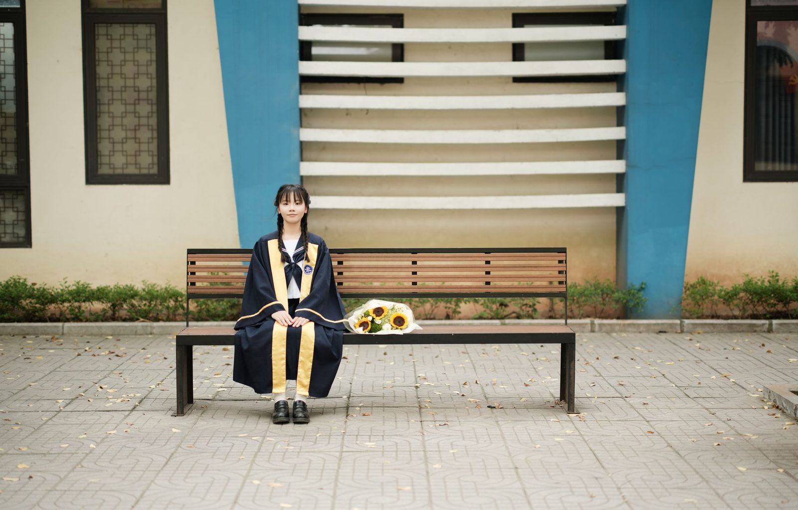 College campus building representing merit scholarship opportunities