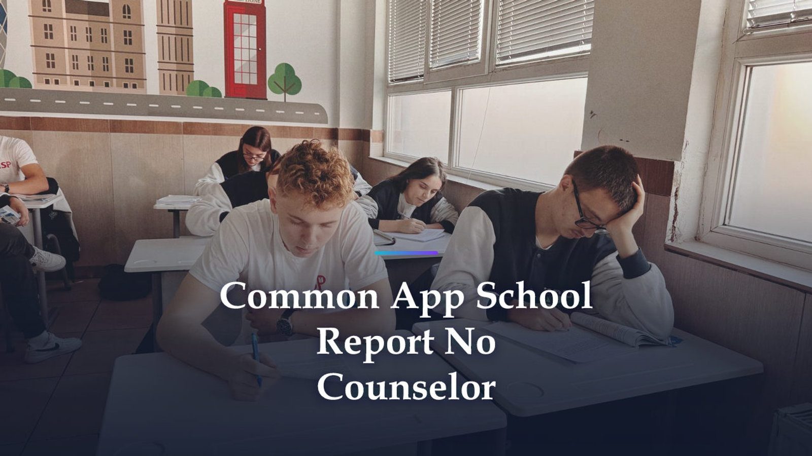 Common App School Report: Who to Name When There Is No Counselor