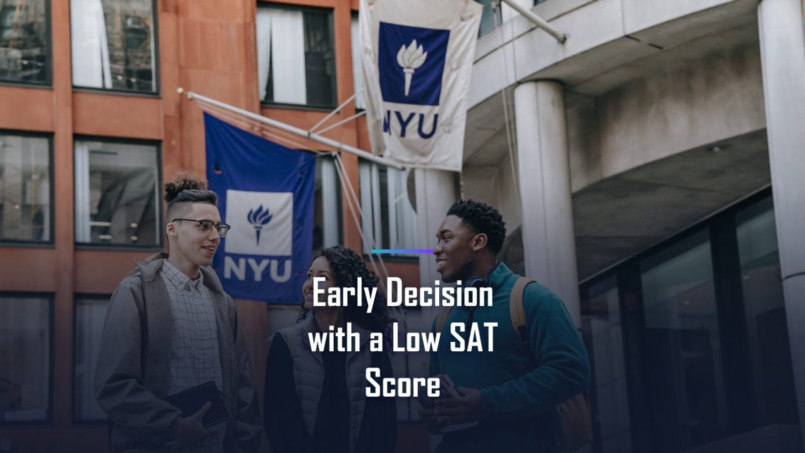 Applying Early Decision With a Borderline Test Score: Push or Wait?