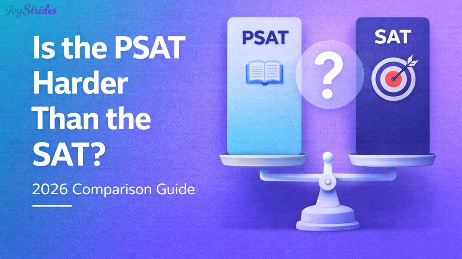 Is the PSAT Harder Than the SAT? A Complete 2026 Comparison
